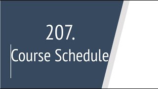 Course Schedule (Leetcode 207)