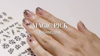 HOW TO APPLY: Magic Pick (Nail Art Stickers) by Dashing Diva