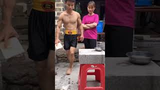 🔥One Inch Punch To Break Bricks, Chinese Martial Arts Instructor