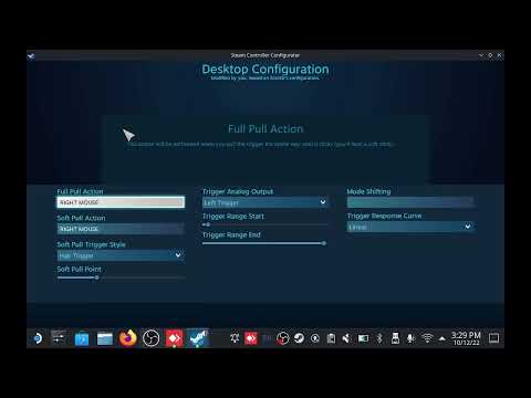 How To Change Steam Deck Desktop Controls (Make Triggers Mouse clicks)