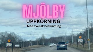 Mjölby uppkörningb Bostads området och Påfart mot Stockholm