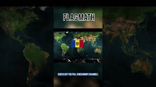 FLAG MATH! #geography #guesstheflag #guessthecountry #flags #youtubeshorts #ytshorts