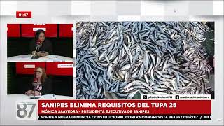 Entrevista a la presidenta ejecutiva de Sanipes en Radio Nacional