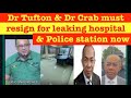 Dr Tufton & Dr Crab must resign right now for leaking Spanish Town Hospital & Police Station