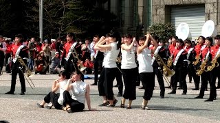 京都さくらパレード2015　奈良県立郡山高等学校吹奏楽部