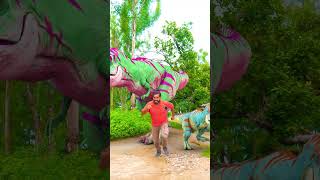 T-Rex Dinosaur Magic Fight In Jurassic World