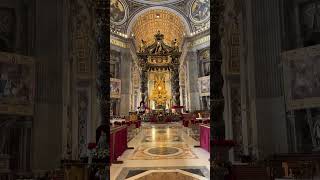 Saint peter's Basilica❤️ #vatican #rome #travel