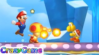 New Super Mario Bros U w/ Wii Coin Battle #9 (2 Player)