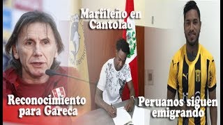 RECONOCIMIENTO A GARECA EN ARGENTINA - UN MARFILEÑO EN CANTOLAO - SIGUEN EMIGRANDO LOS PERUANOS