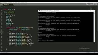 Cse:JAVA-Assigning values to Primitive Data Types