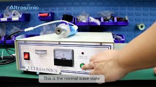 Frequency tuning of 20kHz ultrasonic welding system（HD）