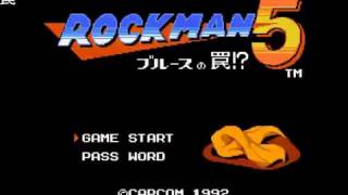 【コメ付き】ロックマン５を少しバグらせてみた