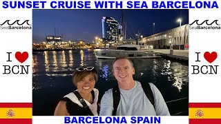 SUNSET BOAT CRUISE IN BARCELONA SPAIN WITH SEA BARCELONA