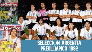 SELECCIÓN ARGENTINA DE FÚTBOL- PREOLÍMPICO 1992