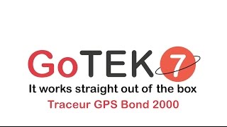 Traceur GPS Bond 2000 - GoTEK7