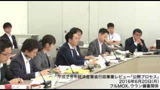 行政事業レビュー・公開プロセス⑥【2016年6月20日（月）】