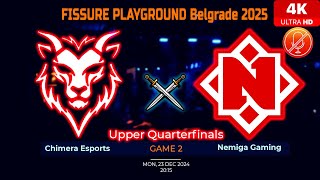 Chimera Esports vs Nemiga Gaming Game 2 Highlights | FISSURE PLAYGROUND Belgrade | [23-Dec-24]