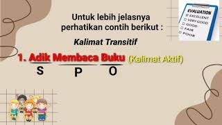 Kalimat transitif dan intrsnsitif - Kurikulum Merdeka kelas 4