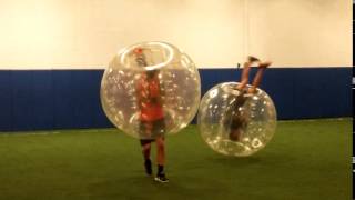 Funny Bubble Soccer Flip