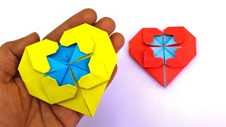 Easy Origami Handmade Valentine Day Gift Making Ideas - Hearts Crafts With Paper For Valentines Day