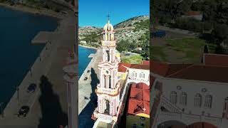 Συμη Πανορμιτης #symi #symitv #panormitis #monastery #drone #droneview #islandlife