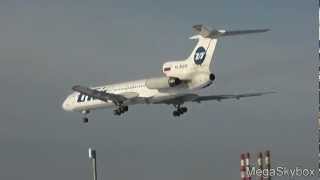 Tupolev Tu-154M RA-85016 UTair landing at Vnukovo - Moscow - (UUWW / VKO)