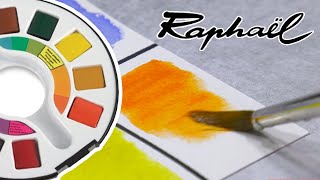 Unbox and Swatch - Raphael Campus Watercolor Pan Travel Set