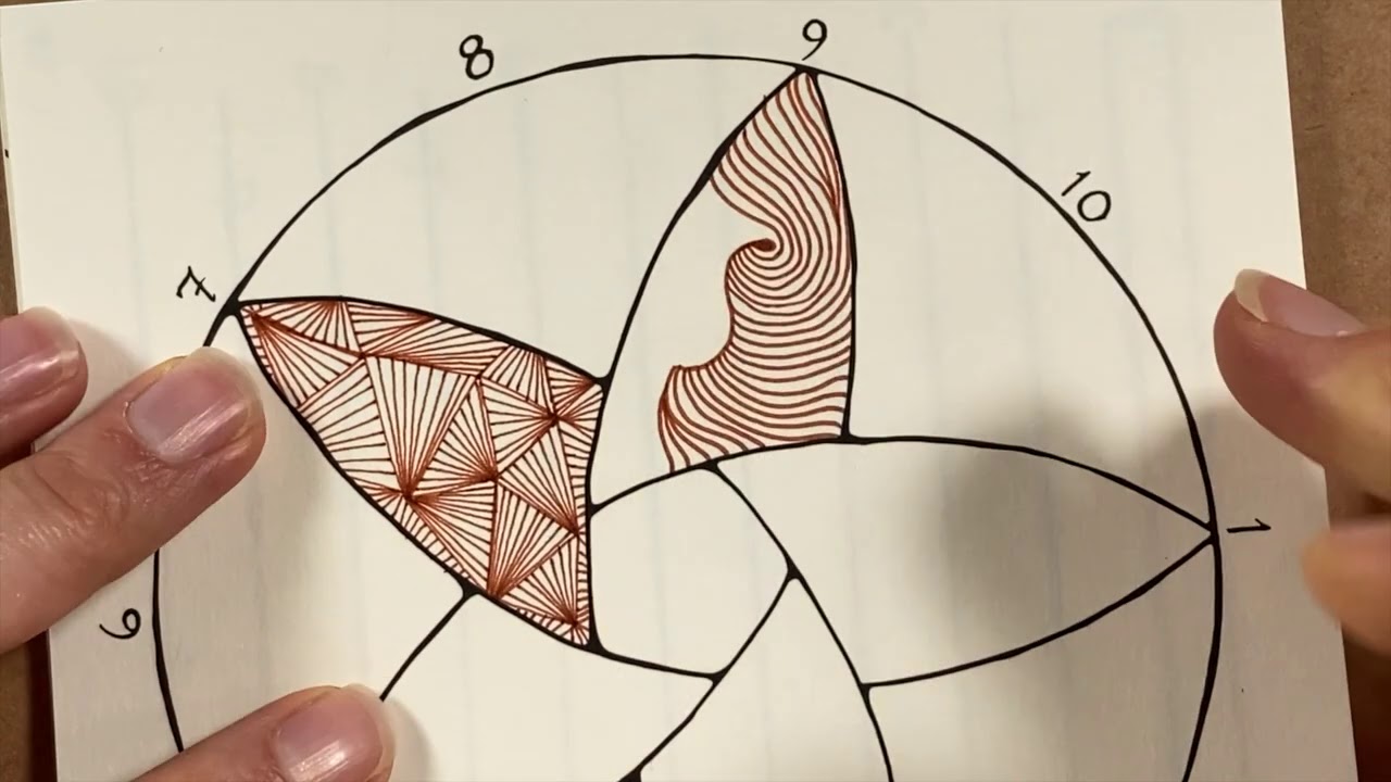 Tutorial How To Draw The Zentangle Pattern Shattuck Always Choose
