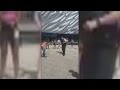 Policeman challenges kids to a dance-off in Belfast