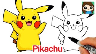 How to Draw Pikachu | Pokemon