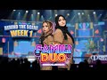 FAMILI DUO - Shiha Zikir & Ieda Zikir ( BTS Minggu 1)