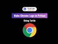 Make Chrome Logo in Python using turtle 🐢