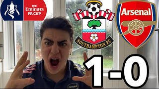 SOUTHAMPTON 1-0 ARSENAL FA CUP ROUND 4 REACTION! - SACK ARTETA NOW!!! - [Arsenal Fan Extreme Rant]
