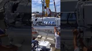 Jarrett Bay 90 Project Island MTU Install Time Lapse