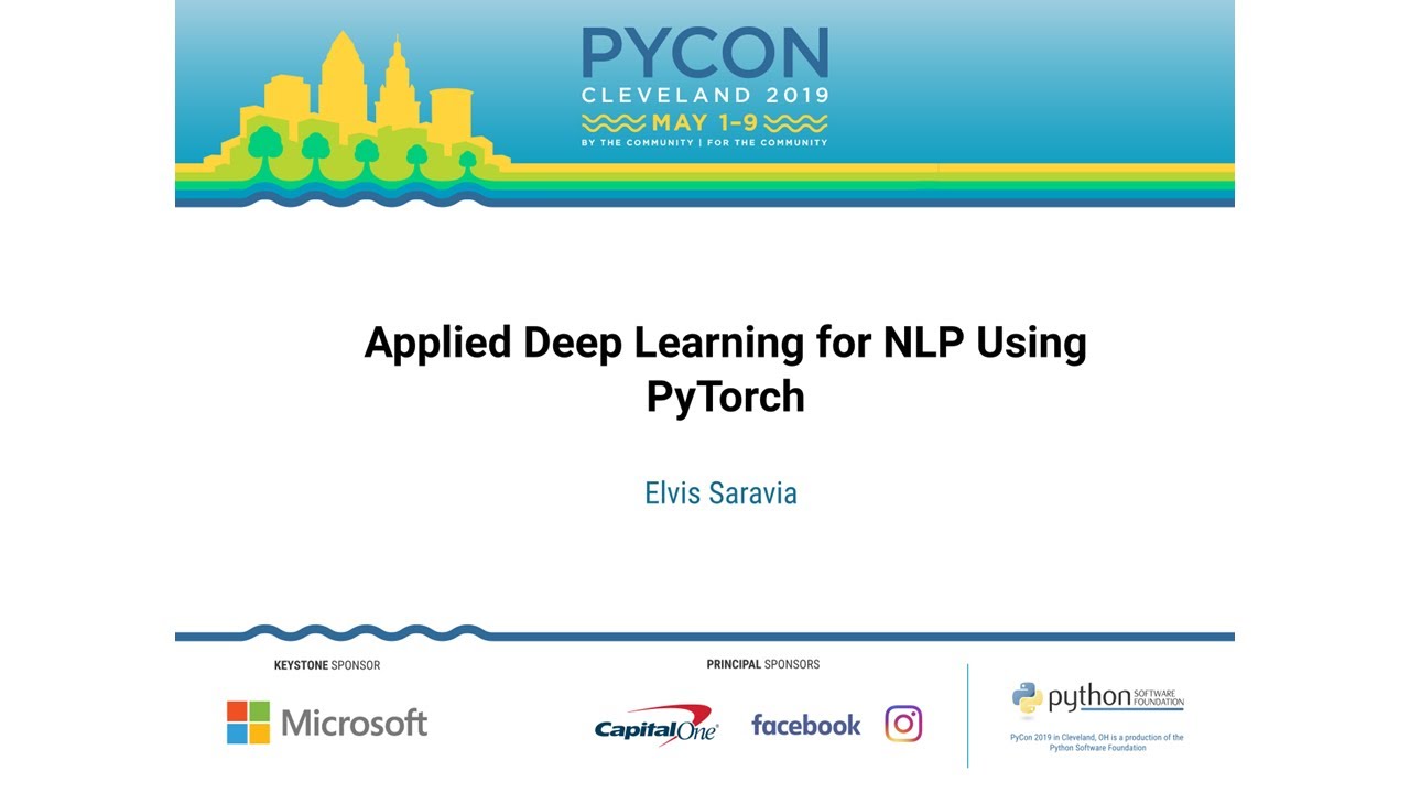 Pyvideo Org Applied Deep Learning For Nlp Using Pytorch Pyvideo Org Applied Deep Learning For Nlp Using Pytorch