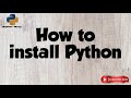 How to Install Python and Run Your First Program