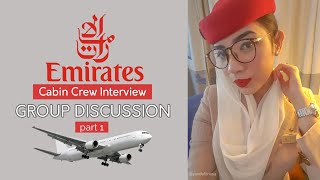 GROUP DISCUSSION EMIRATES CABIN CREW (Part 1)