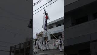 首里鳥堀町青年会 - 旗頭演舞（ハチウクシー／2022年04月17日／首里鳥堀町）(3)