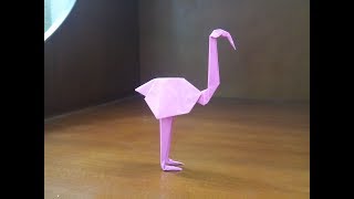 Origami Flamingo easy