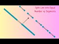 How to Split a Line into Equal number of segments using ArcGIS? || Split Line