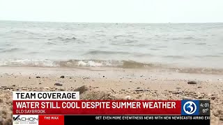 Despite feeling like summer, Long Island Sound is at chilly temperatures