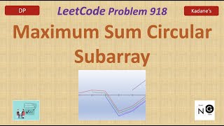 Maximum Sum Circular Subarray Day 15/31 May LeetCoding Challenge