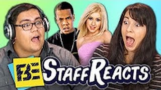 REACT - GUESS THAT SONG CHALLENGE #7: 90s Edition (ft. FBE STAFF) #react