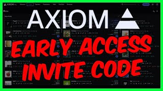 AXIOM Invite Code | Meme Coin Trading Platform