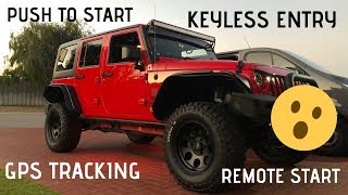 Jeep Wrangler JK Push To Start, Remote Start, Keyless Entry, GPS...