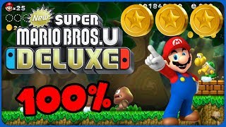 5-1 Jungle of the Giants ❤️ New Super Mario Bros. U Deluxe ❤️ 100% All Star Coins