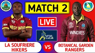 La Soufriere Hikers Vs Botanical Garden Rangers Live | LSH vs BGR | Vincy Premier League