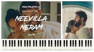 Neeyilla Neram Easy Piano Lesson | Tutorial | Luca | Keyboard Cover | HowToPlayMusicReloaded