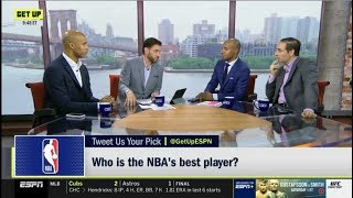 ESPN GET UP  | Mike Greenberg DEBATE : Who is the NBA's best player?