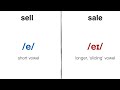 how to pronounce sell vs. sale in standard british english word of the day 20